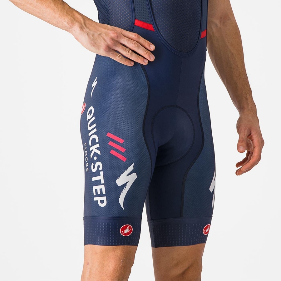 Castelli COMPETIZIONE メンズ ビブショーツ 青 | 328415-ZJC