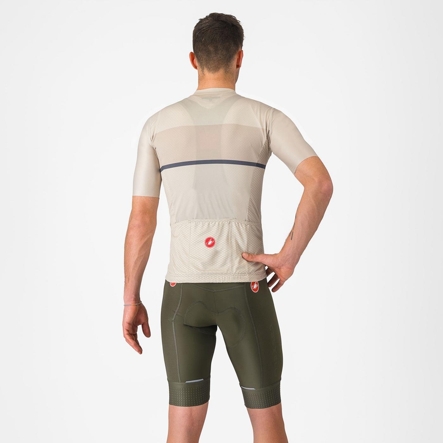 Castelli COMPETIZIONE メンズ ビブショーツ 深い緑 | 740983-YNC