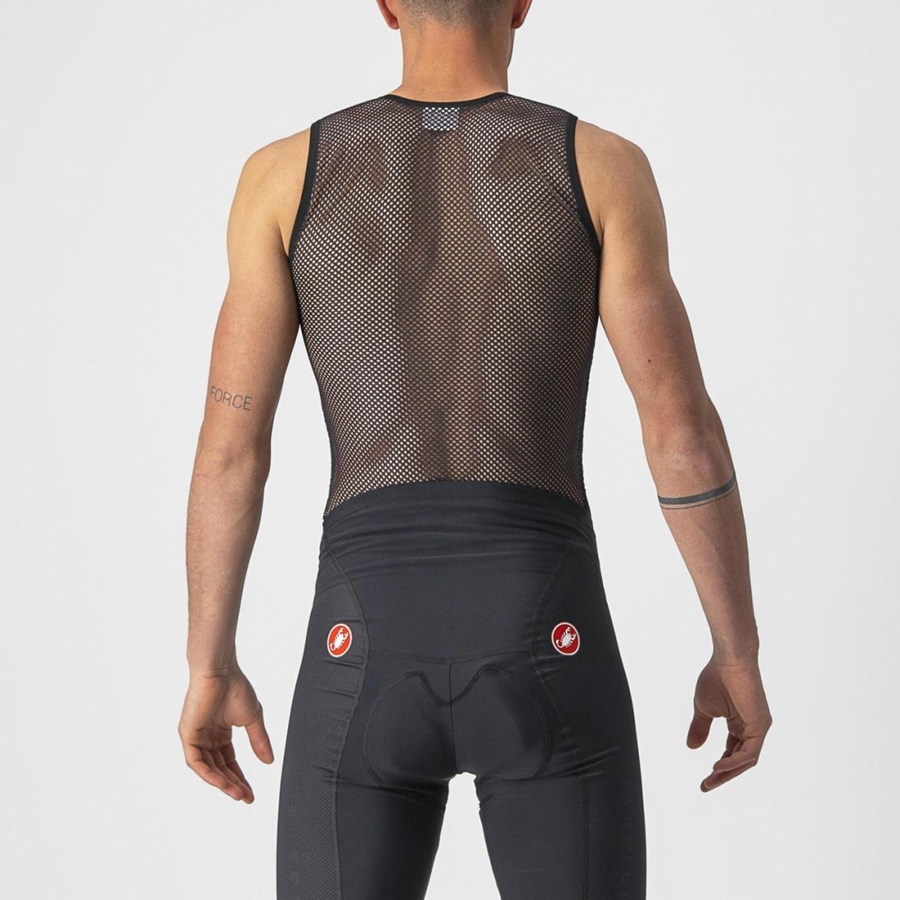 Castelli CORE MESH 3 SLEEVELESS メンズ ベースレイヤー 黒 | 734681-LMR