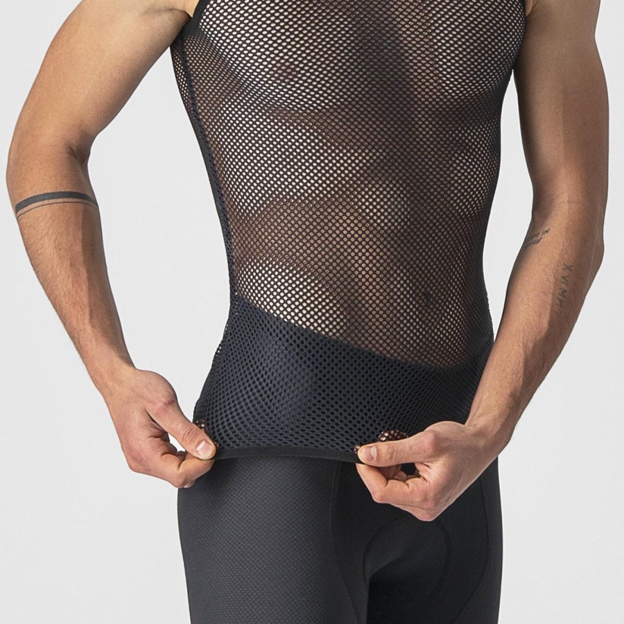 Castelli CORE MESH 3 SLEEVELESS メンズ ベースレイヤー 黒 | 734681-LMR