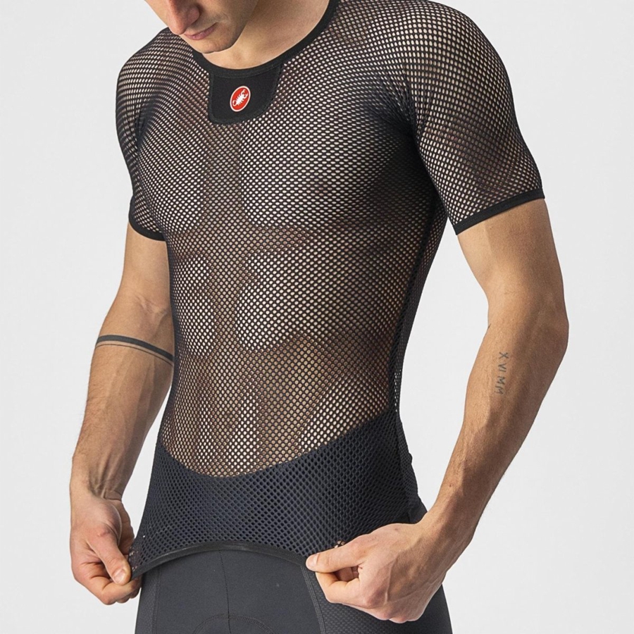 Castelli CORE MESH 3 SS メンズ ベースレイヤー 黒 | 416953-RTP