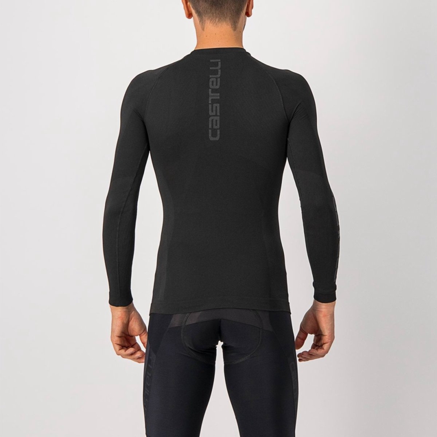 Castelli CORE SEAMLESS メンズ ベースレイヤー 黒 | 927501-UNR