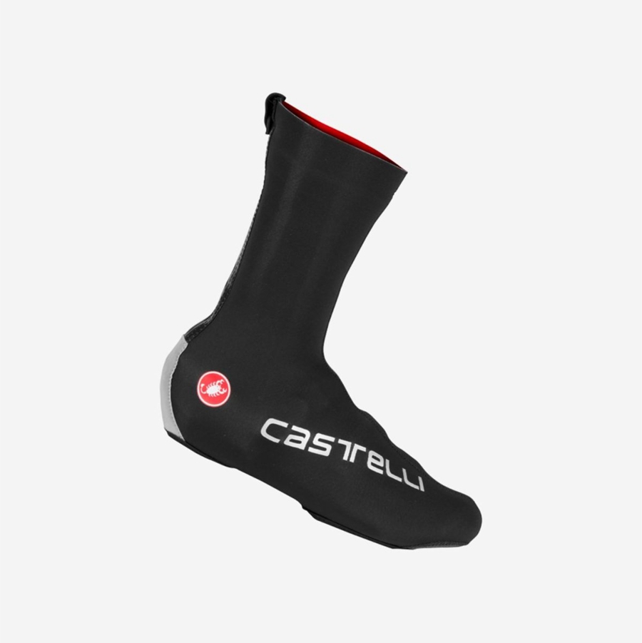 Castelli DILUVIO PRO メンズ シューズカバー 黒 | 37EVJNOHR