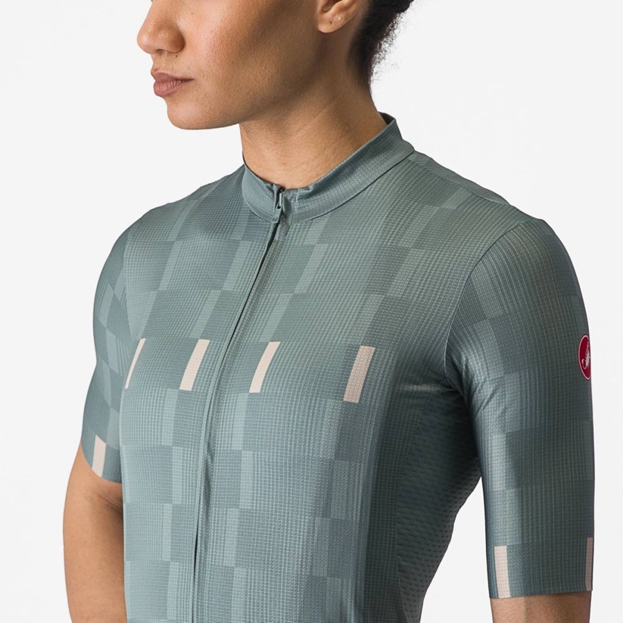 Castelli DIMENSIONE レディース ユニフォーム ターコイズ | 497268-FBQ