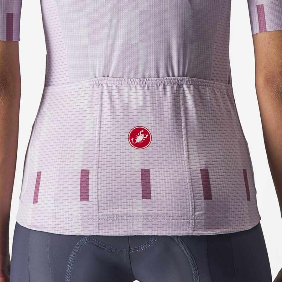 Castelli DIMENSIONE レディース ユニフォーム 紫 白 深い紫 | 720546-NUJ