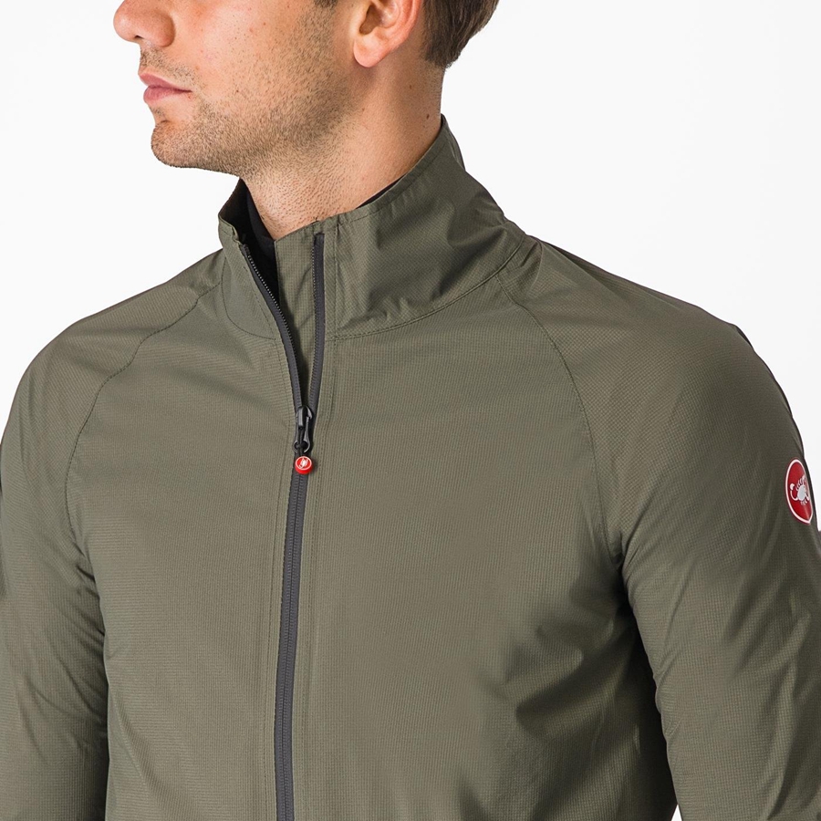 Castelli EMERGENCY 2 RAIN メンズ 保護 緑 | 974820-DHK