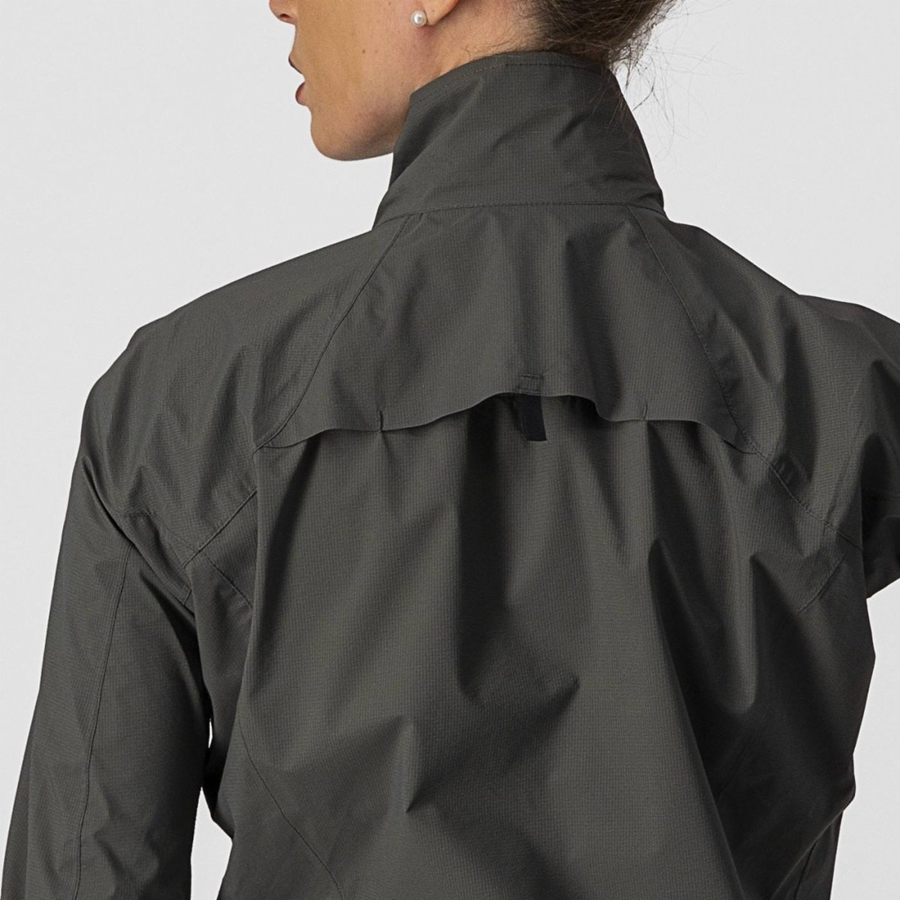 Castelli EMERGENCY 2 W RAIN レディース 保護 緑 | 206783-QGR