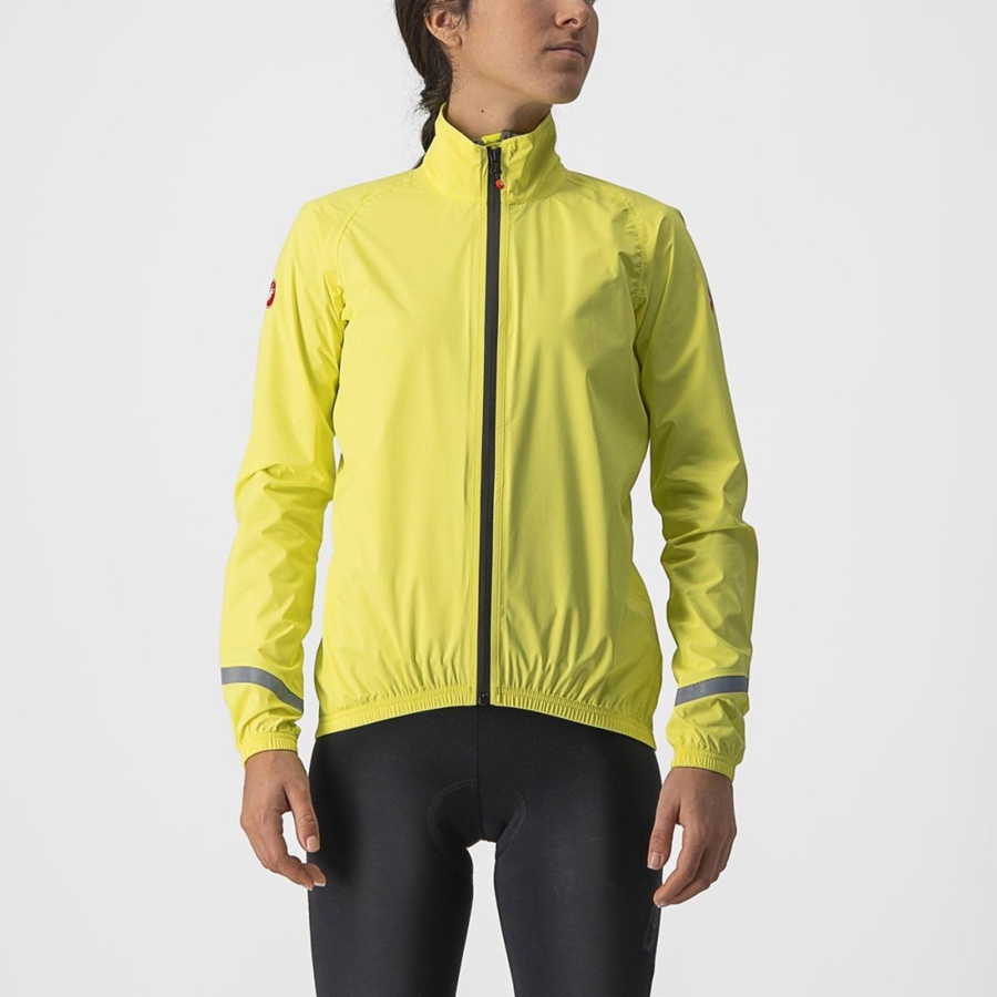 Castelli EMERGENCY 2 W RAIN レディース 保護 黄色 | 617043-BHY