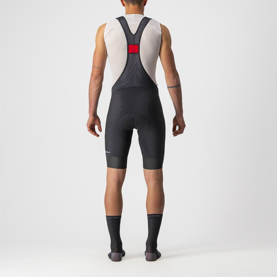 Castelli ENDURANCE 3 メンズ ビブショーツ 黒 | 358194-TCR