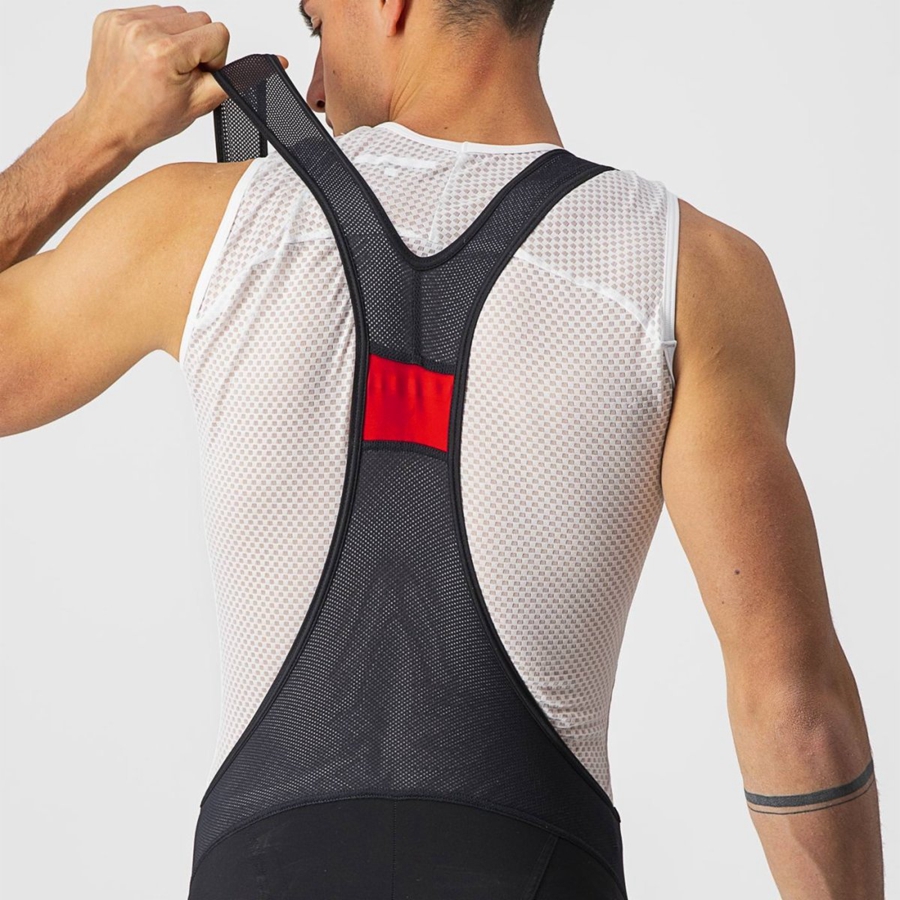 Castelli ENDURANCE 3 メンズ ビブショーツ 黒 | 358194-TCR