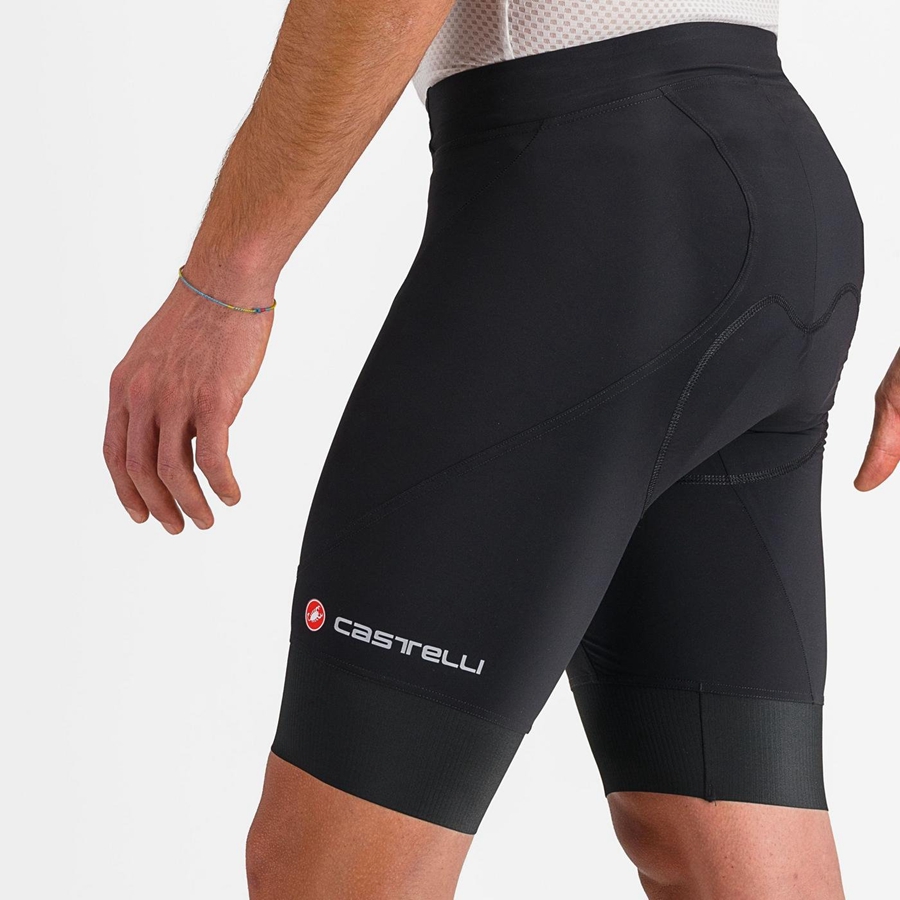 Castelli ENDURANCE 3 メンズ ショートパンツ 黒 | 983507-HBM