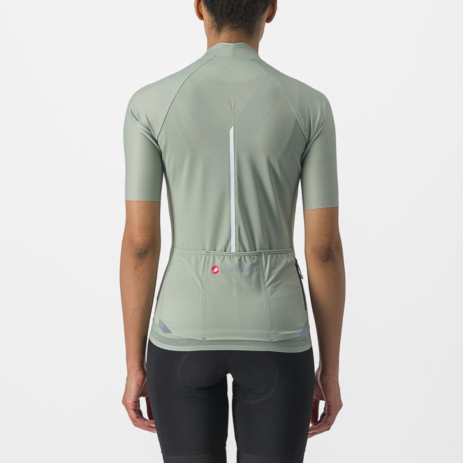 Castelli ENDURANCE W レディース ユニフォーム 緑 | 574832-MAU