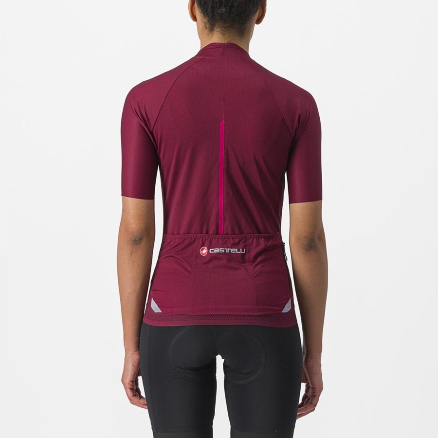 Castelli ENDURANCE W レディース ユニフォーム ボルドー | 764180-SJE