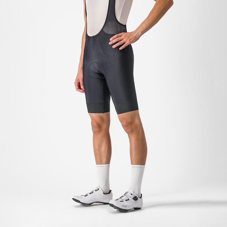 Castelli ENTRATA 2 メンズ ビブショーツ 黒 | 230984-SEP