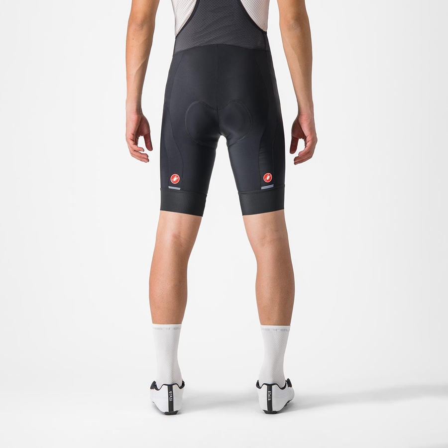 Castelli ENTRATA 2 メンズ ビブショーツ 黒 | 230984-SEP