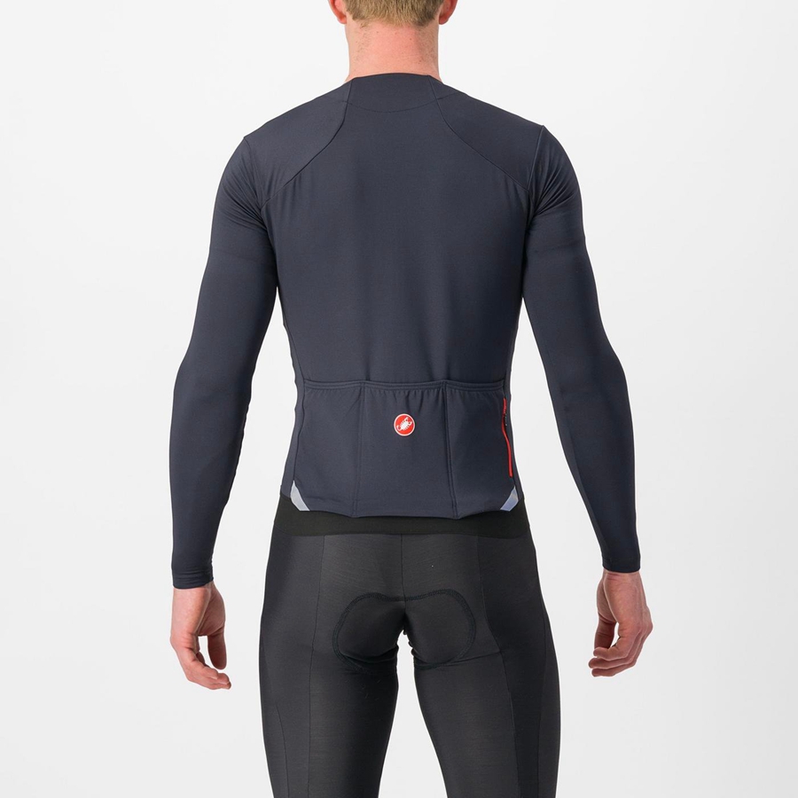 Castelli FLY LS メンズ ユニフォーム 黒 | 618579-GPB