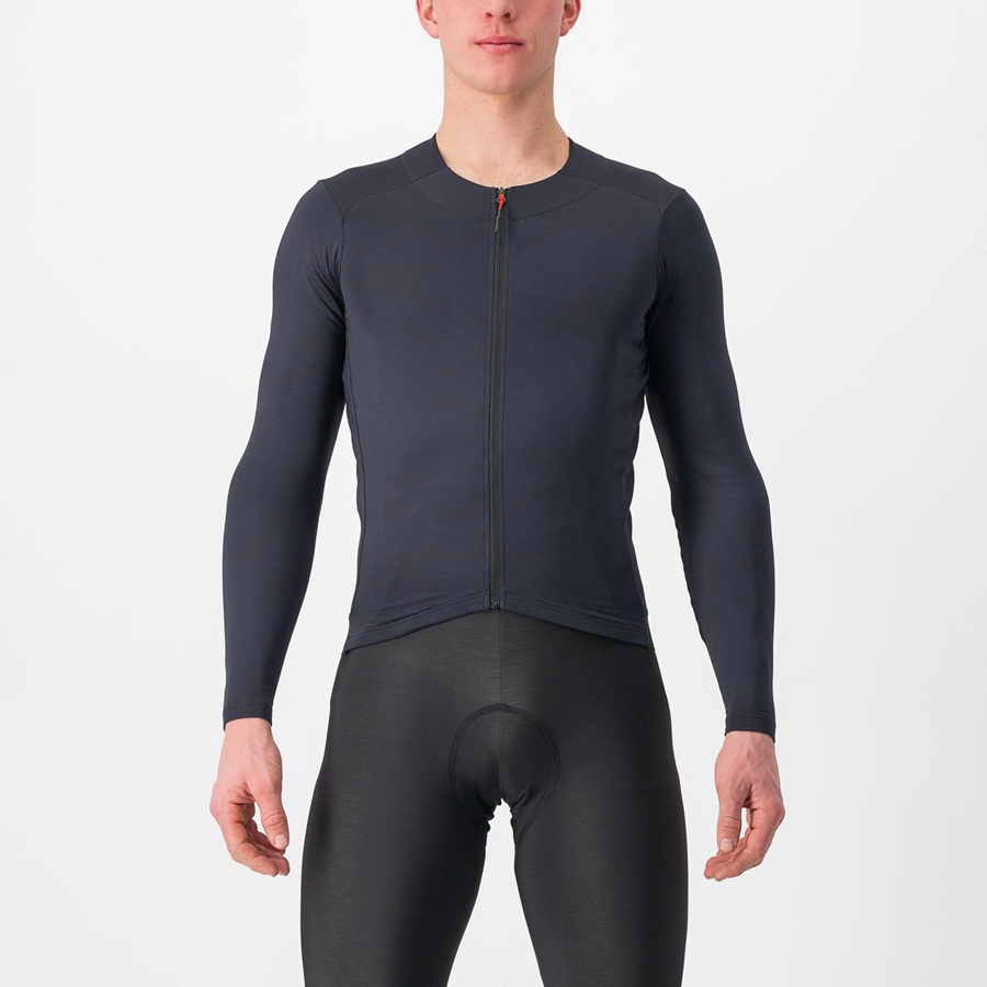 Castelli FLY LS メンズ ユニフォーム 黒 | 618579-GPB