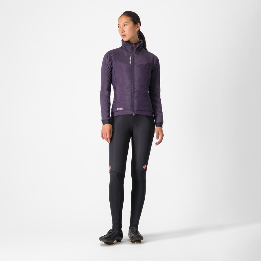 Castelli FLY THERMAL W レディース ジャケット 紫 | 156374-SBQ