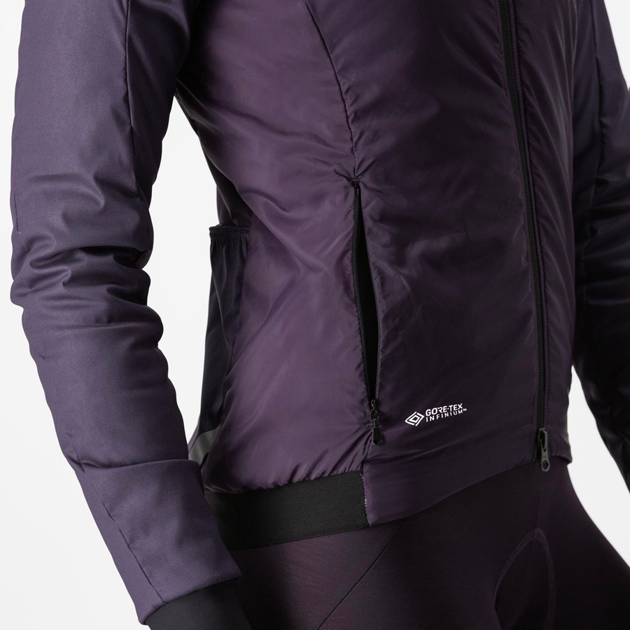 Castelli FLY THERMAL W レディース ジャケット 紫 | 156374-SBQ