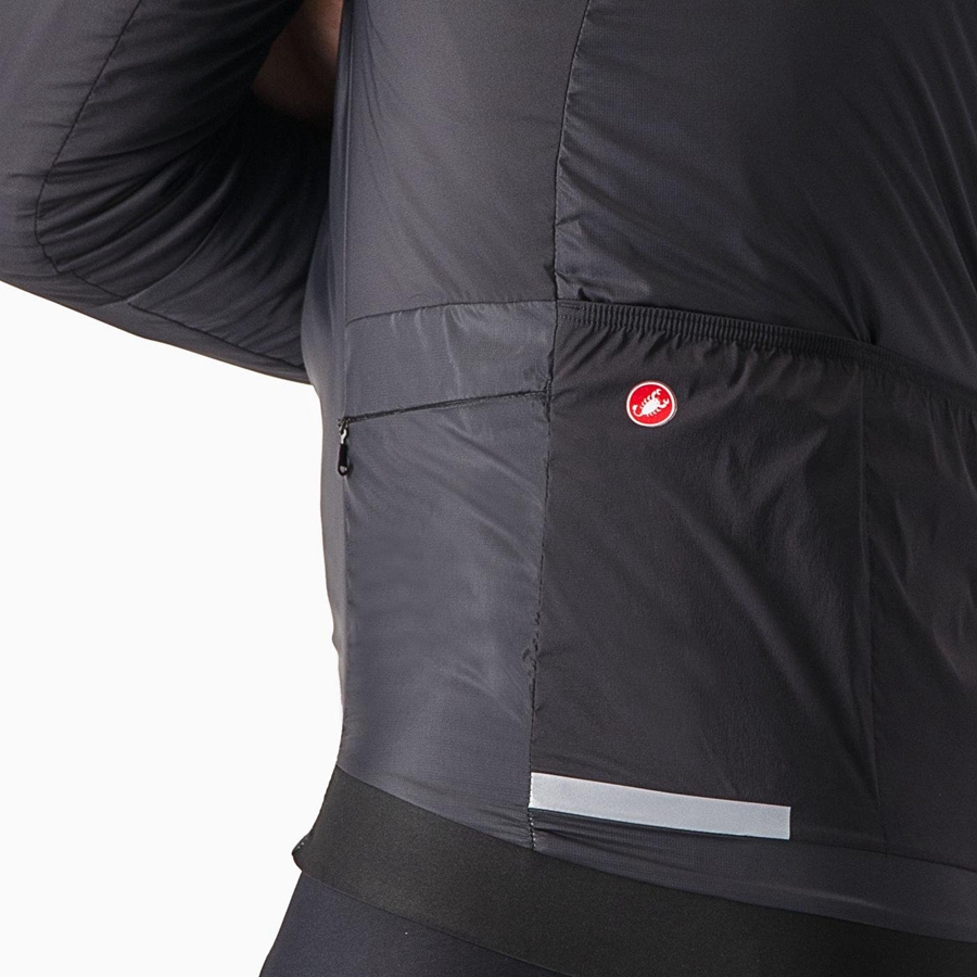 Castelli FLY THERMAL メンズ ジャケット 黒 | 504316-LND