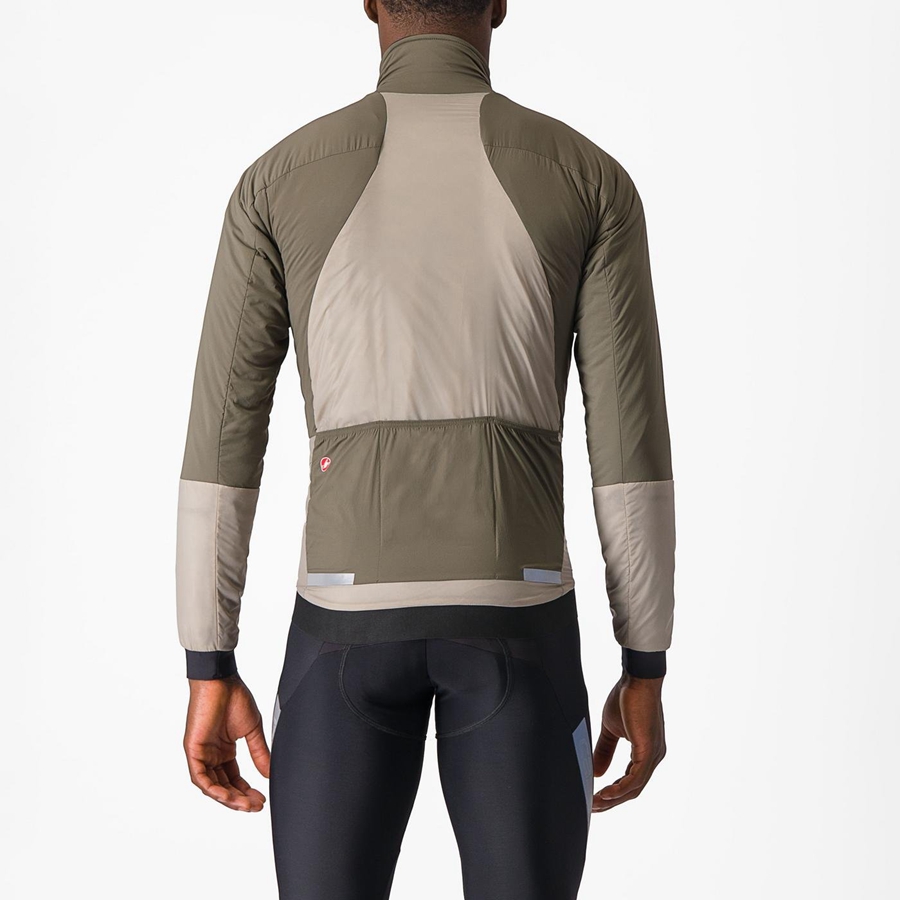 Castelli FLY THERMAL メンズ ジャケット 緑 | 742958-AYH