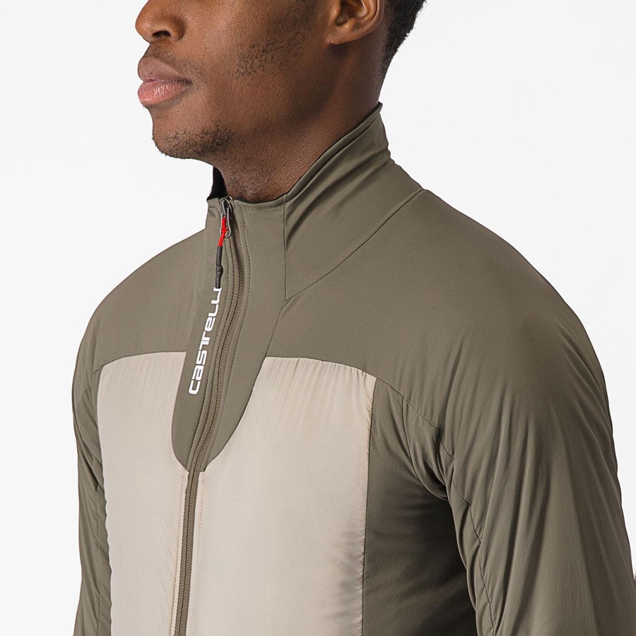 Castelli FLY THERMAL メンズ ジャケット 緑 | 742958-AYH