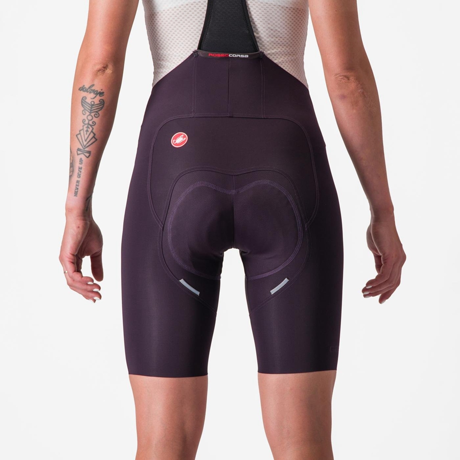 Castelli FREE AERO RC W レディース ビブショーツ 黒 | 972650-PUO