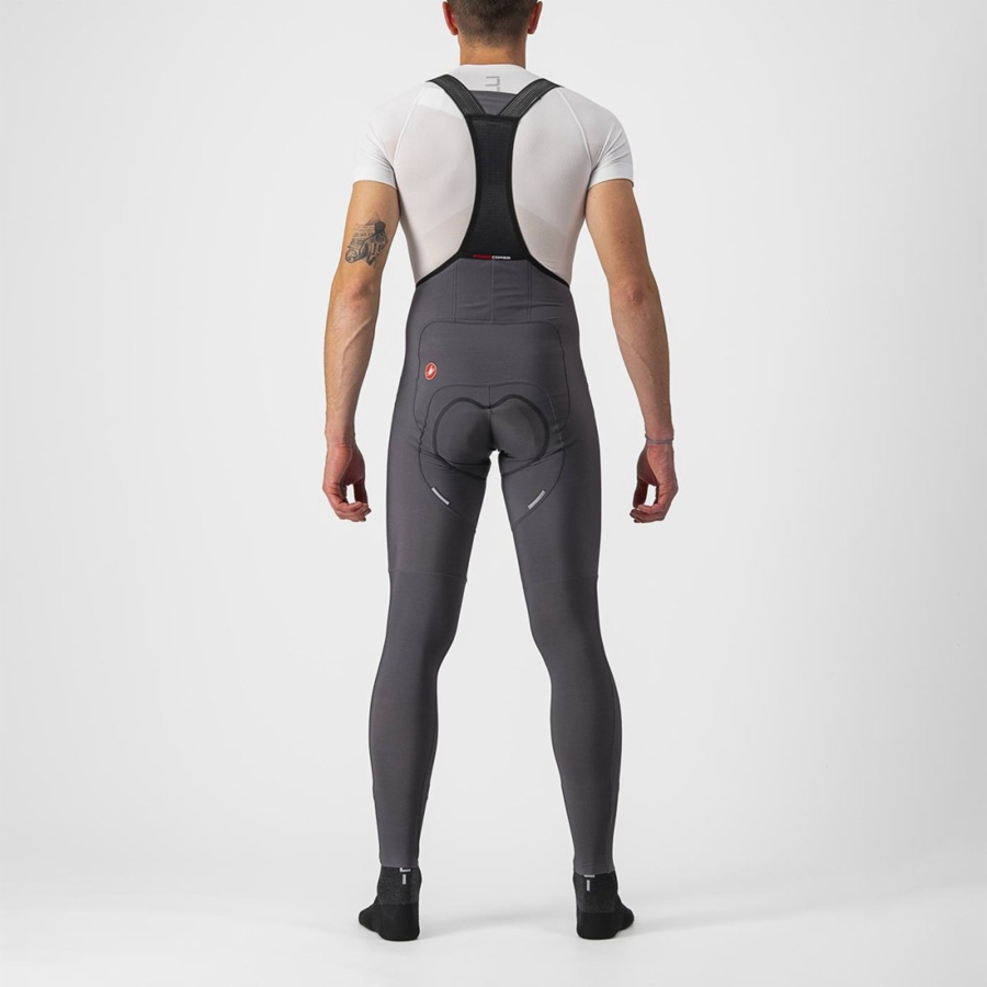 Castelli FREE AERO RC メンズ ビブタイツ 暗グレー | 628519-MRT