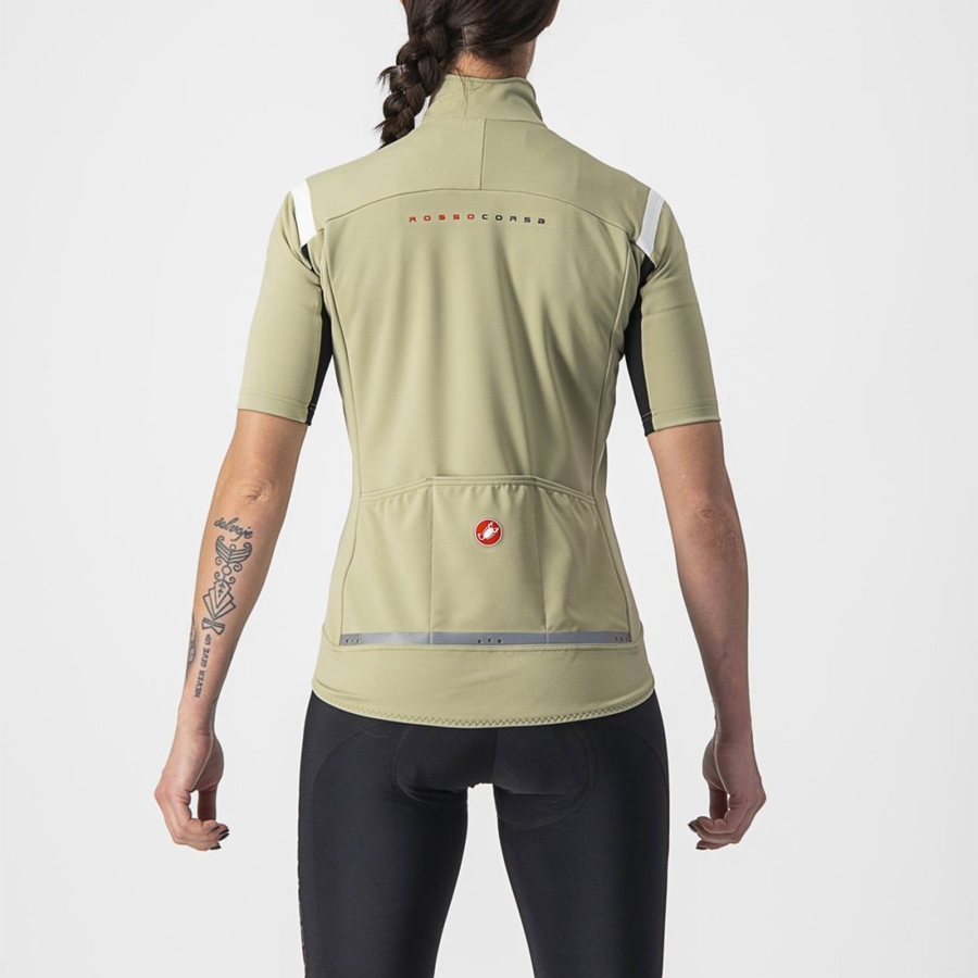 Castelli GABBA RoS 2 W レディース ジャケット 緑 | 534827-DCM