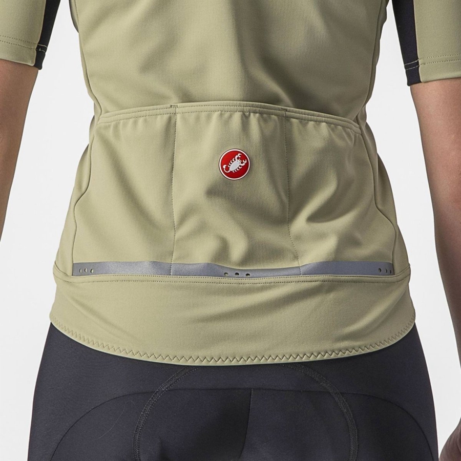 Castelli GABBA RoS 2 W レディース ジャケット 緑 | 534827-DCM