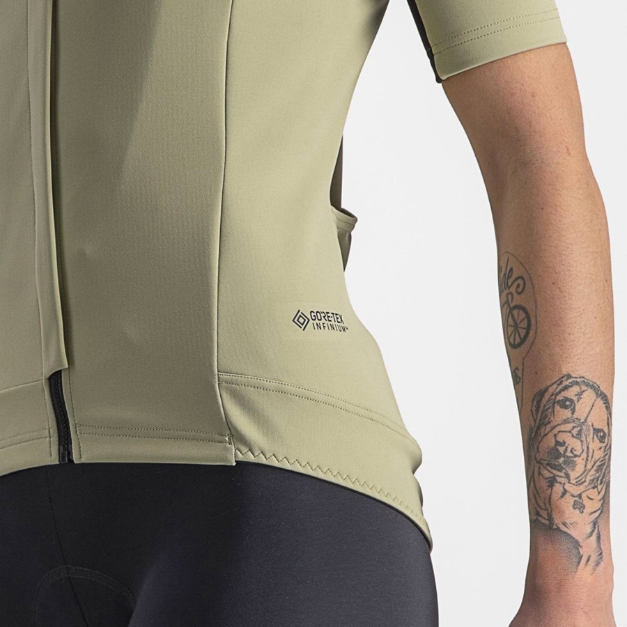 Castelli GABBA RoS 2 W レディース ジャケット 緑 | 534827-DCM