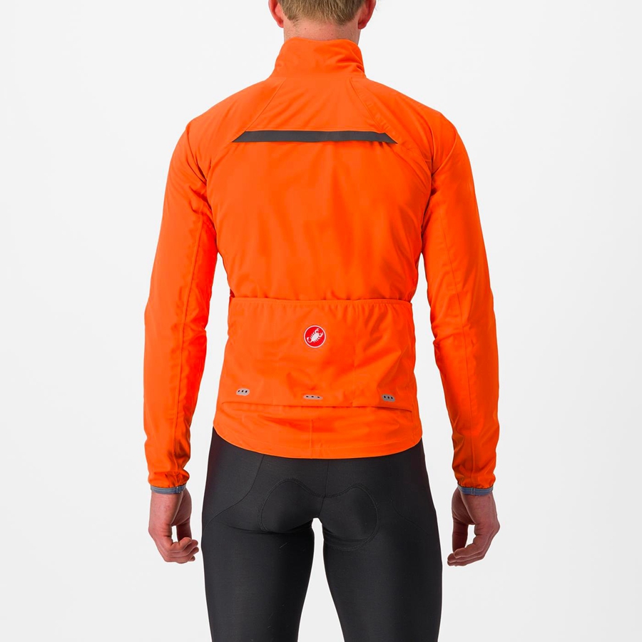 Castelli GAVIA LITE メンズ 保護 オレンジ | 347610-YRH