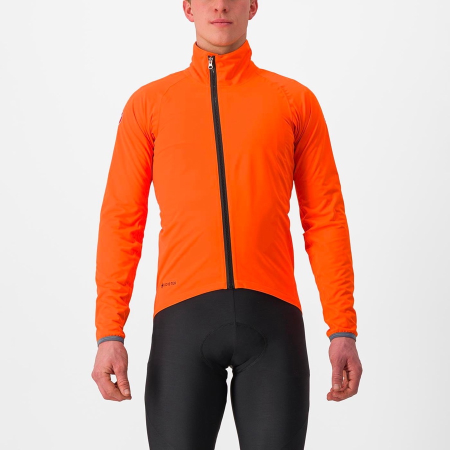 Castelli GAVIA LITE メンズ 保護 オレンジ | 347610-YRH