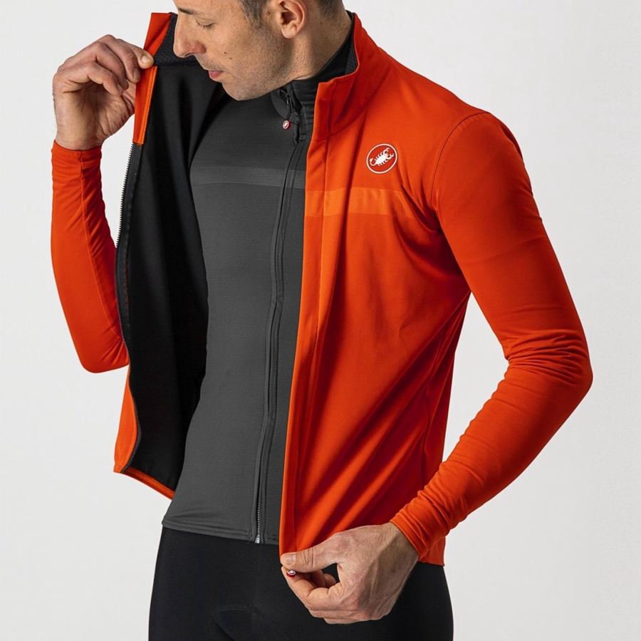 Castelli GOCCIA メンズ 保護 赤 | 431258-KDX