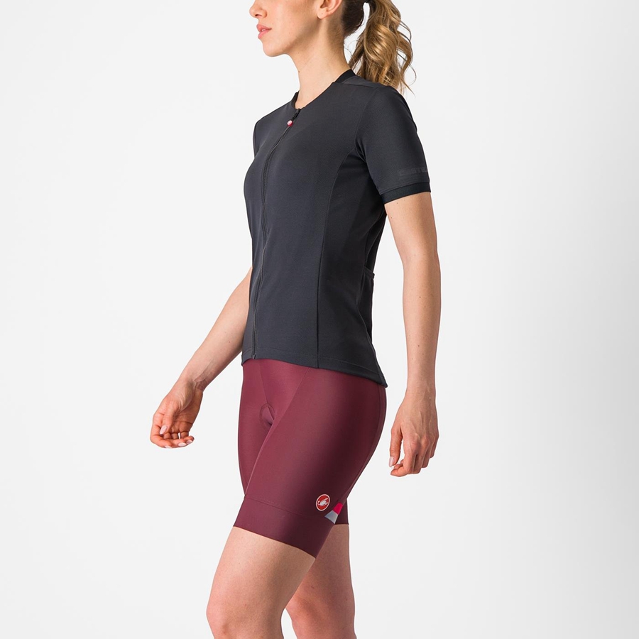 Castelli LIBERA レディース ユニフォーム 黒 | 416025-IKH