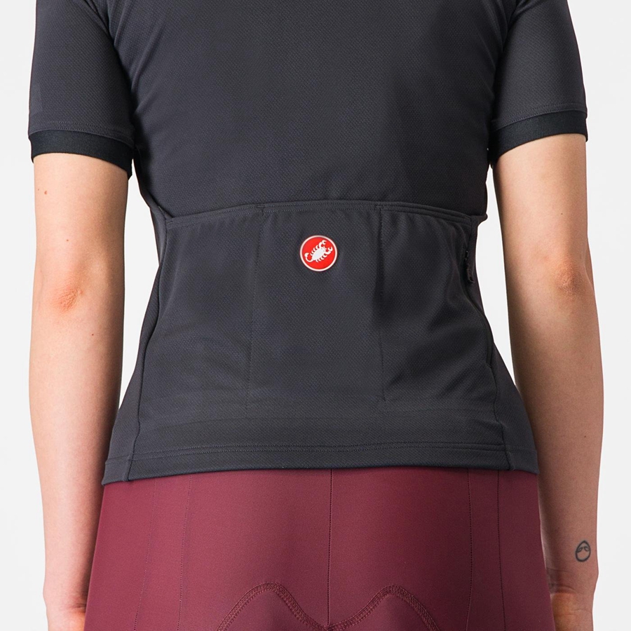 Castelli LIBERA レディース ユニフォーム 黒 | 416025-IKH