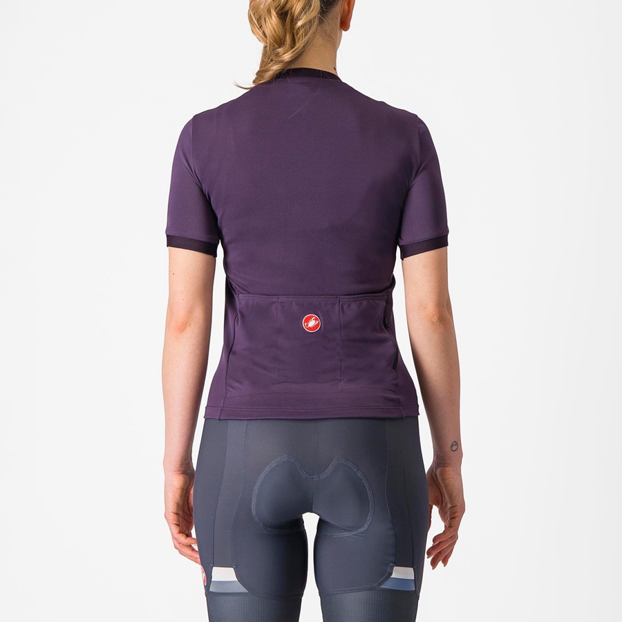 Castelli LIBERA レディース ユニフォーム 紫 | 475912-YDH