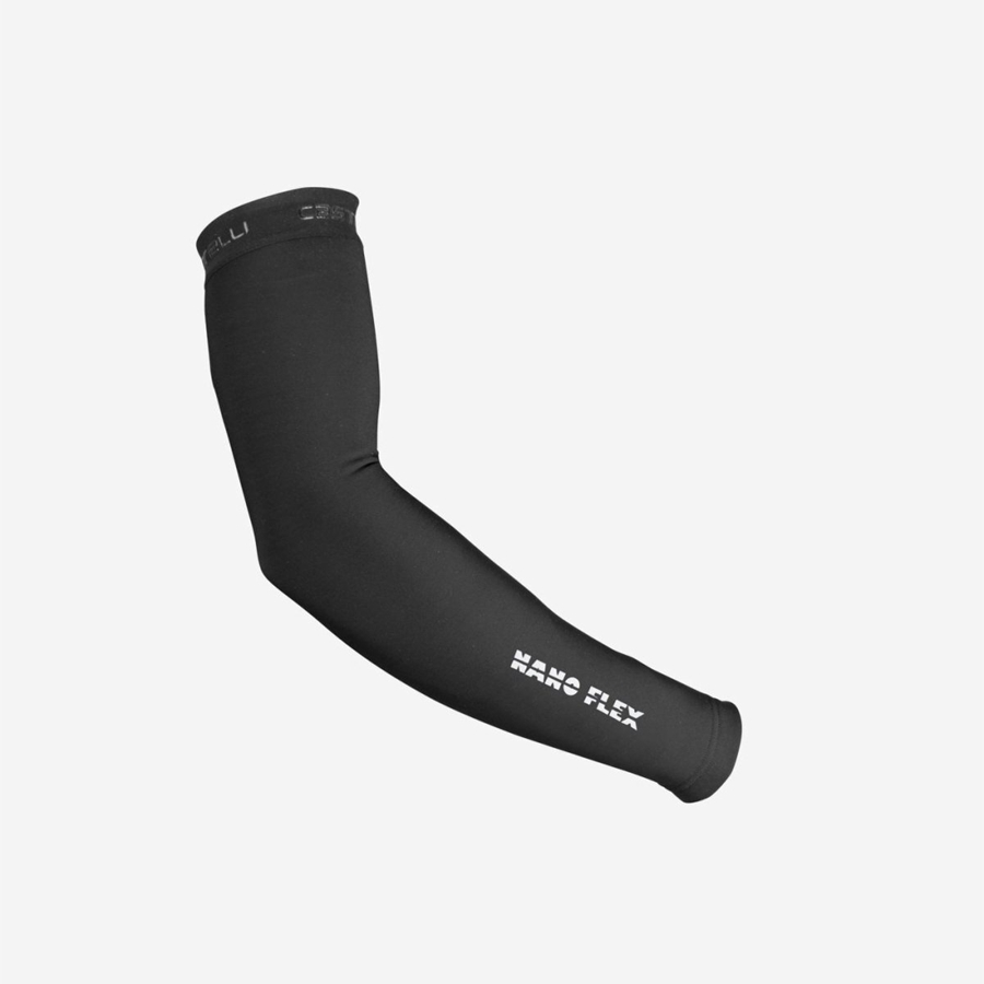 Castelli NANO FLEX 3G メンズ レッグウォーマー 黒 | 38VKOYTZM