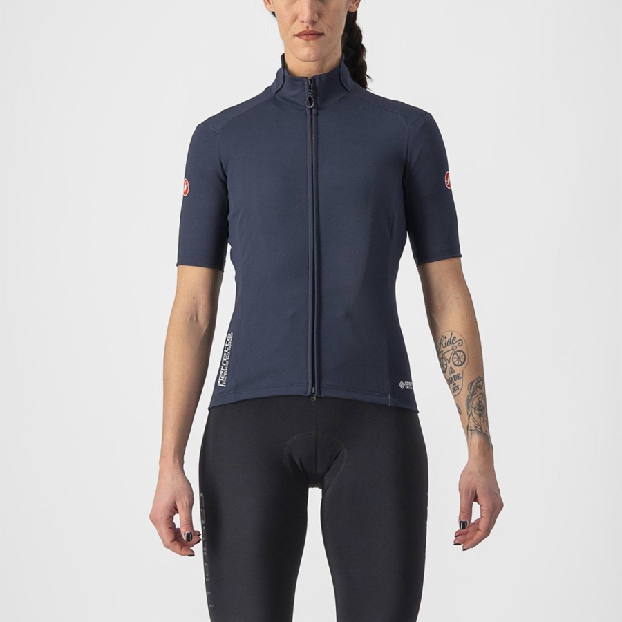 Castelli PERFETTO RoS 2W WIND レディース ジャケット 青 | 587491-XKZ