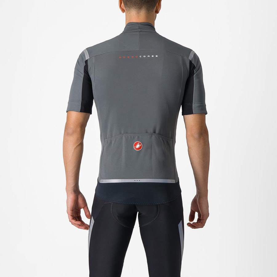 Castelli PERFETTO RoS 2 CONVERTIBLE メンズ ジャケット グレー シルバー | 192046-OLS