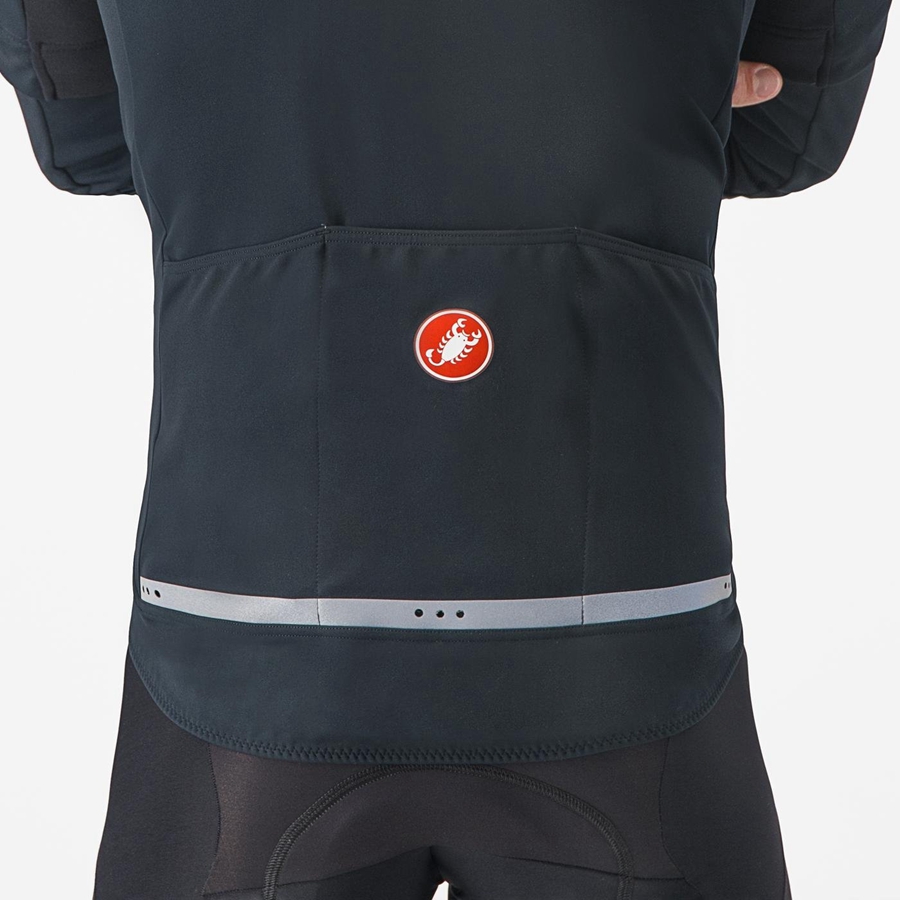 Castelli PERFETTO RoS 2 CONVERTIBLE メンズ ジャケット 黒 黒 | 932754-YIT