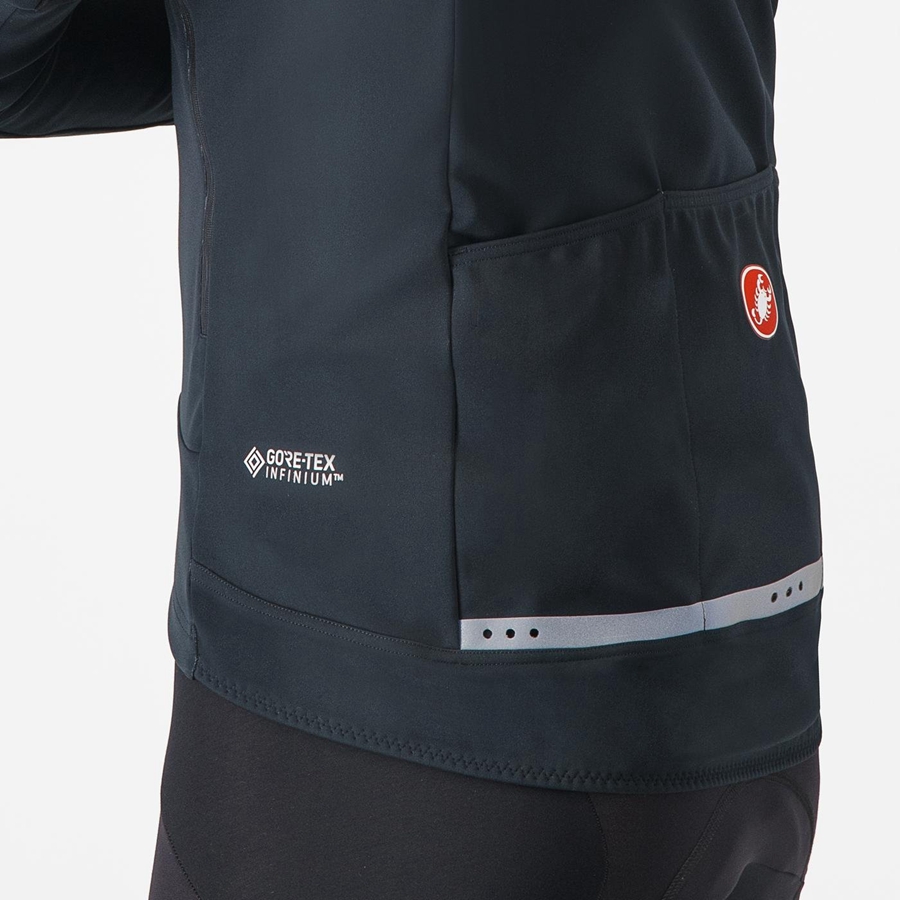 Castelli PERFETTO RoS 2 CONVERTIBLE メンズ ジャケット 黒 黒 | 932754-YIT