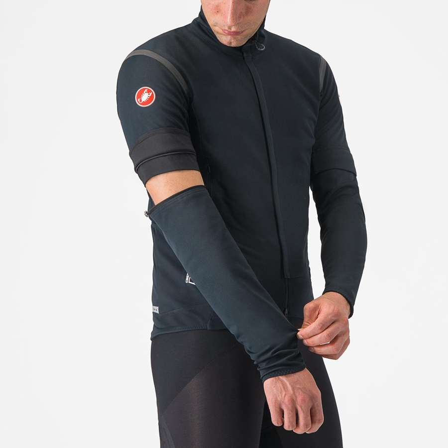 Castelli PERFETTO RoS 2 CONVERTIBLE メンズ ジャケット 黒 黒 | 932754-YIT