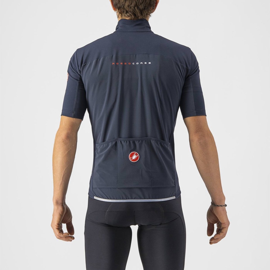 Castelli PERFETTO RoS 2 WIND メンズ ジャケット 青 | 219563-CGU