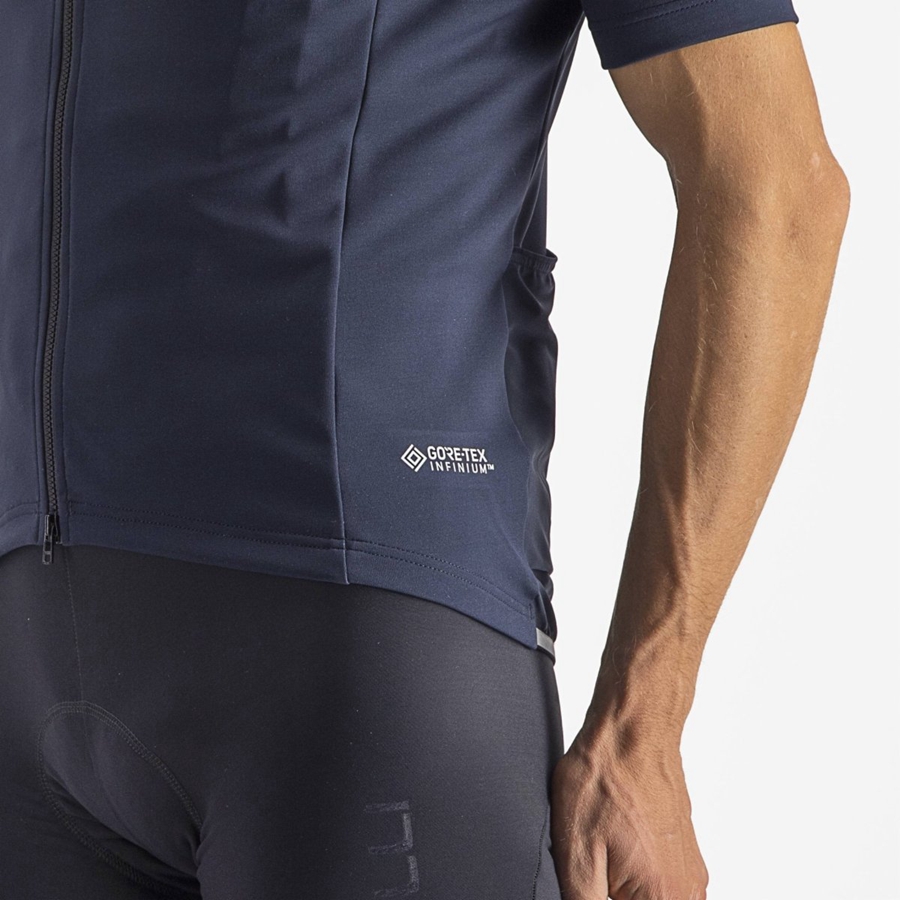 Castelli PERFETTO RoS 2 WIND メンズ ジャケット 青 | 219563-CGU