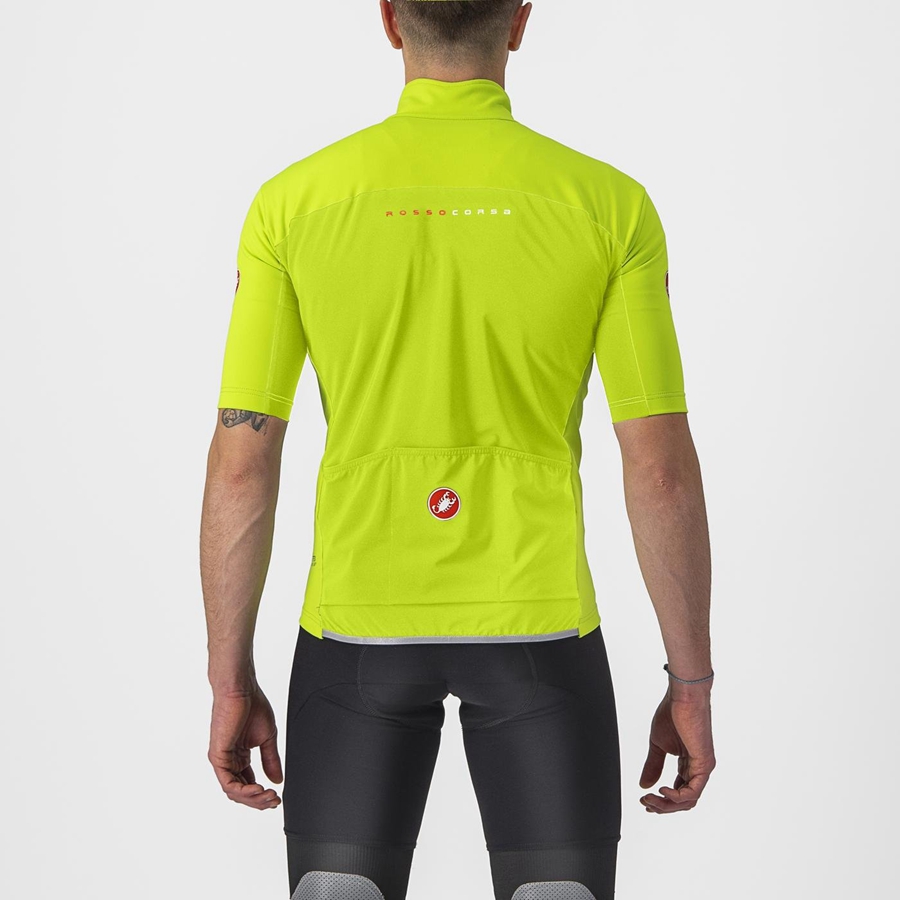 Castelli PERFETTO RoS 2 WIND メンズ ジャケット ライト緑 | 582690-JZE