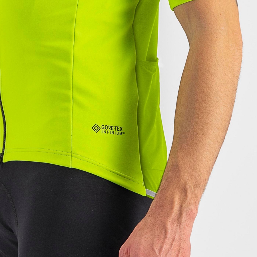 Castelli PERFETTO RoS 2 WIND メンズ ジャケット ライト緑 | 582690-JZE