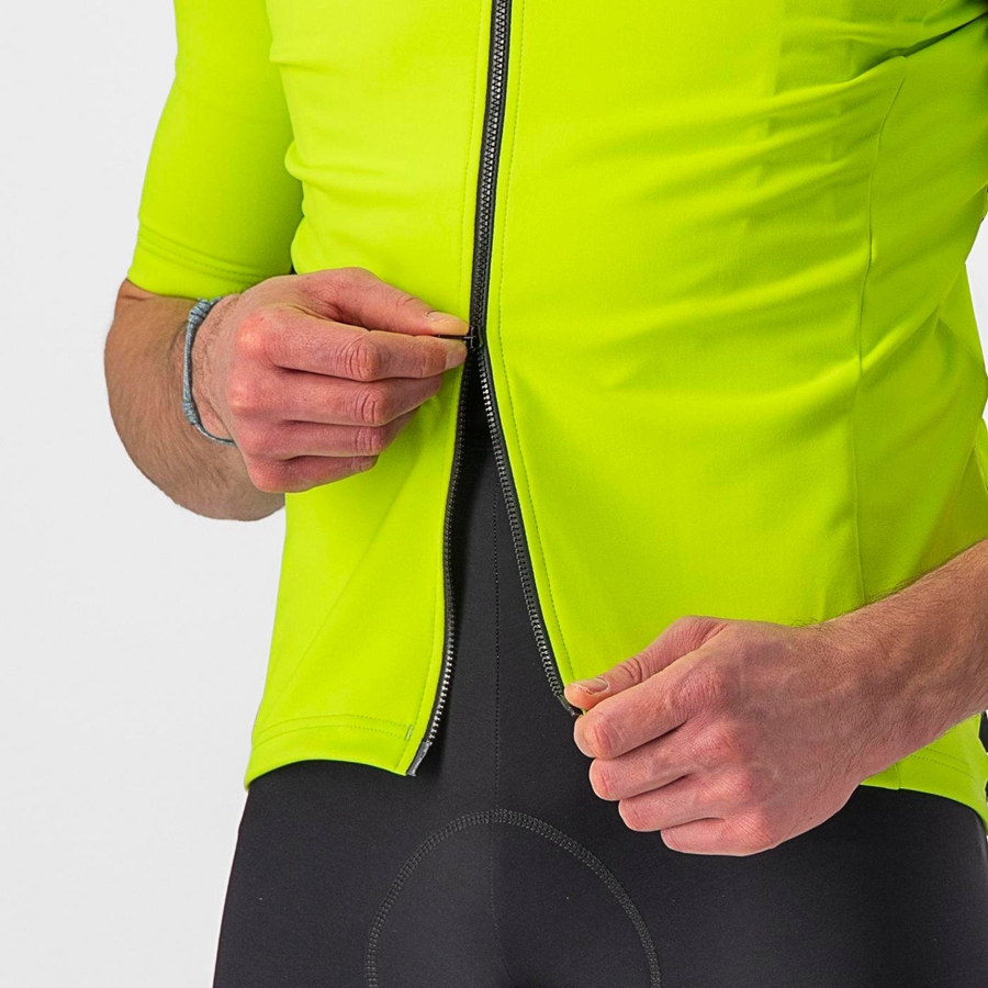 Castelli PERFETTO RoS 2 WIND メンズ ジャケット ライト緑 | 582690-JZE