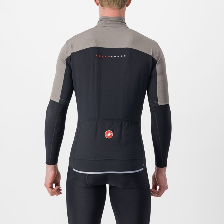 Castelli PERFETTO RoS 2 WIND メンズ ジャケット グレー | 682730-PAW