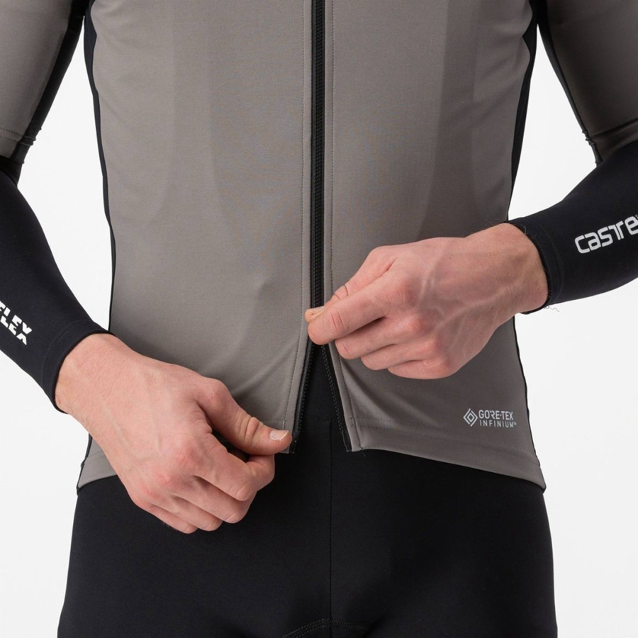 Castelli PERFETTO RoS 2 WIND メンズ ジャケット グレー | 682730-PAW